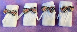 Ankle Warmers w/Bows   -- S/M 