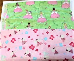 Special Princess theme fabric - 2 themes - 2 yds each