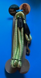 Lime green Woven pet leash - 4ft