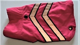 Pink slicker raincoat with lining