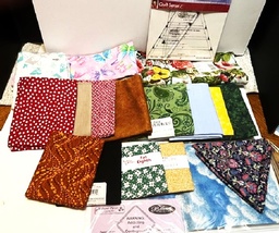 Large Selection of Quilt fabric quarters, etc