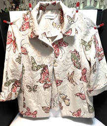 Alfred Dunner Spring/Summer size 14 jacket with butterflies. $12