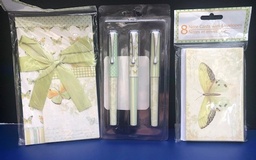 Sweet summer butterfly Stationary and Pen set