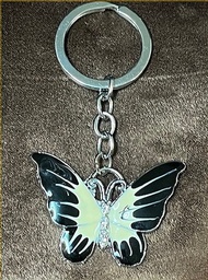 Large Butterfly Key Ring