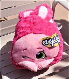 Shopkins Pink Bunny Slipper Plush Pillow